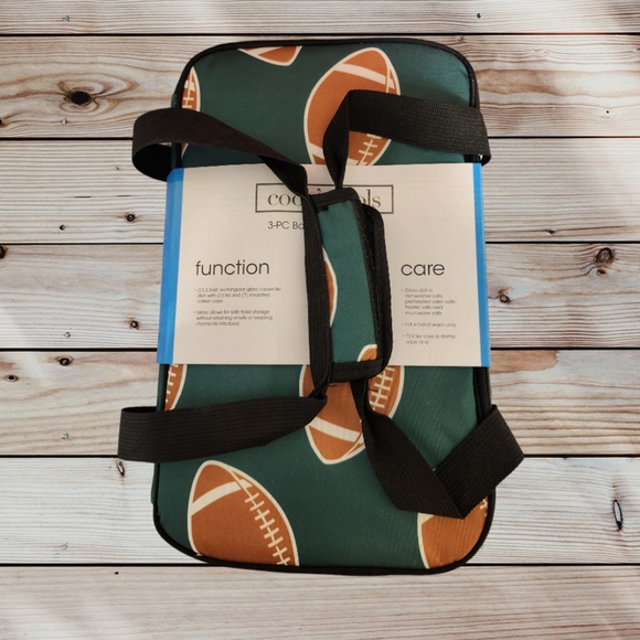 Football Print 3-Piece Set